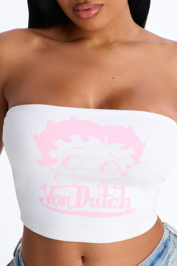 Von Dutch x Betty Boop Flirty Eyes Tube Top