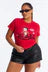 Von Dutch x Betty Boop Sweetheart Kiss Baby Tee - Red