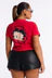Von Dutch x Betty Boop Sweetheart Kiss Baby Tee - Red