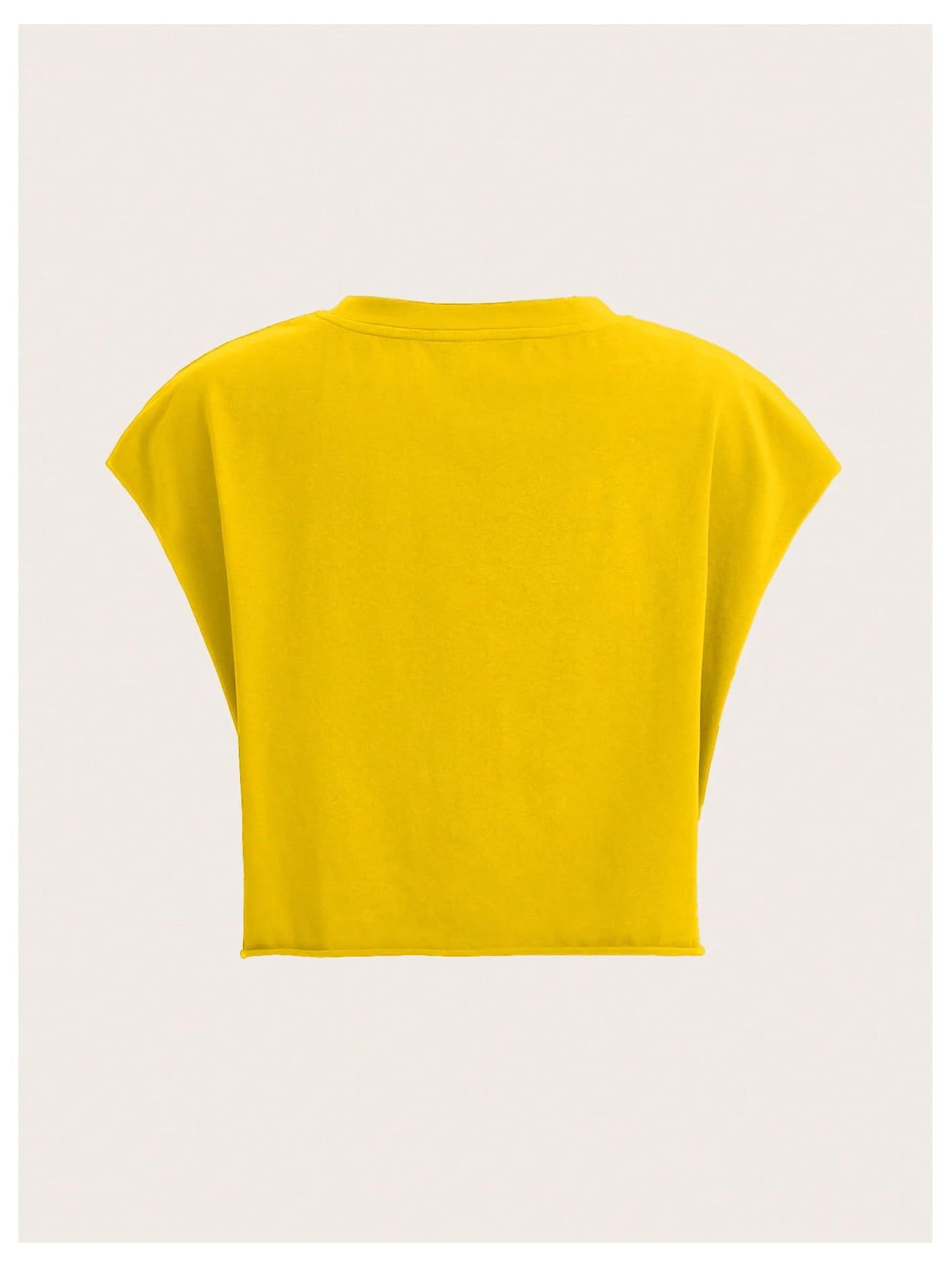 Letter Car Graphic Crop Tops