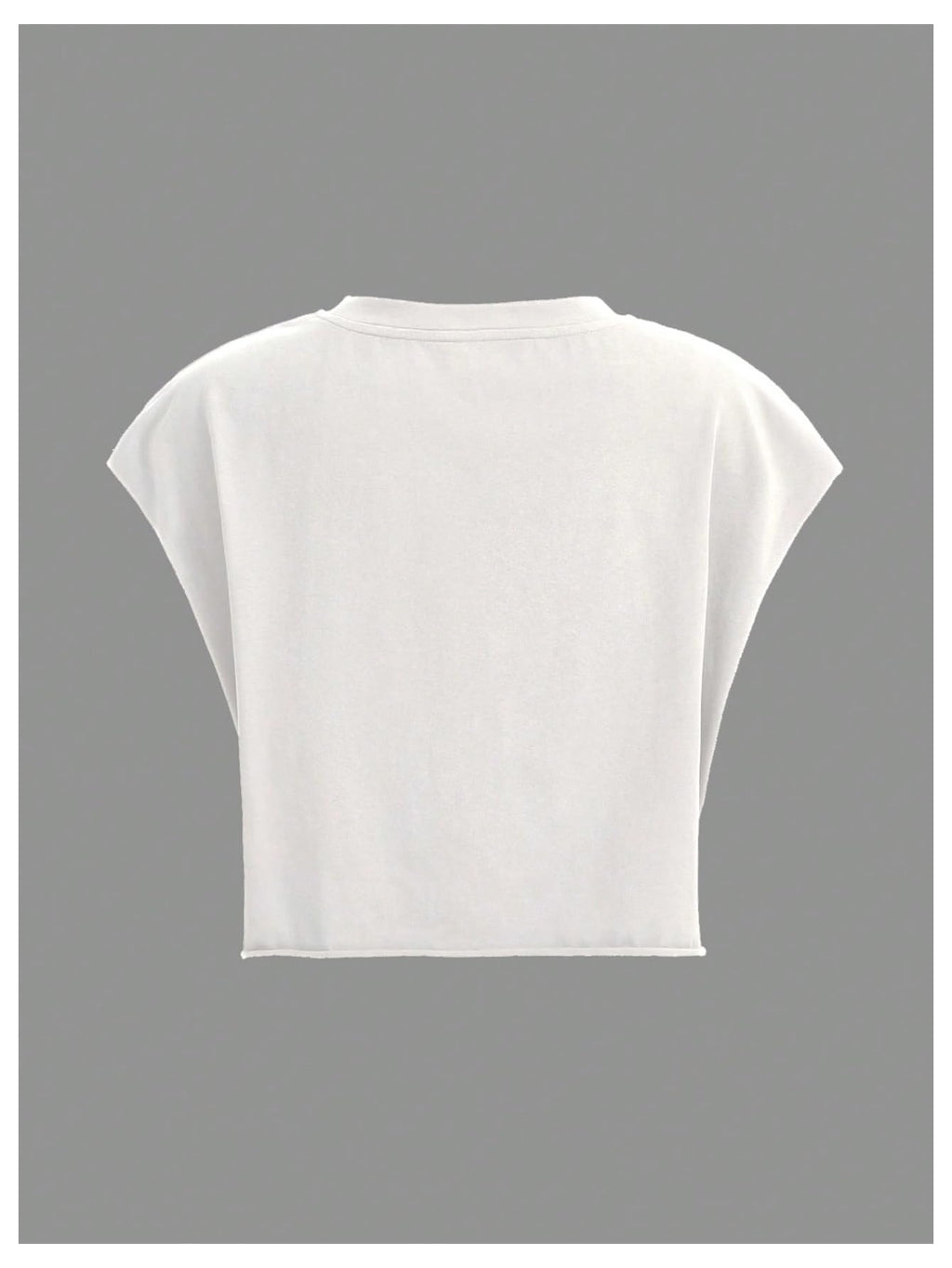 Letter Car Graphic Crop Tops