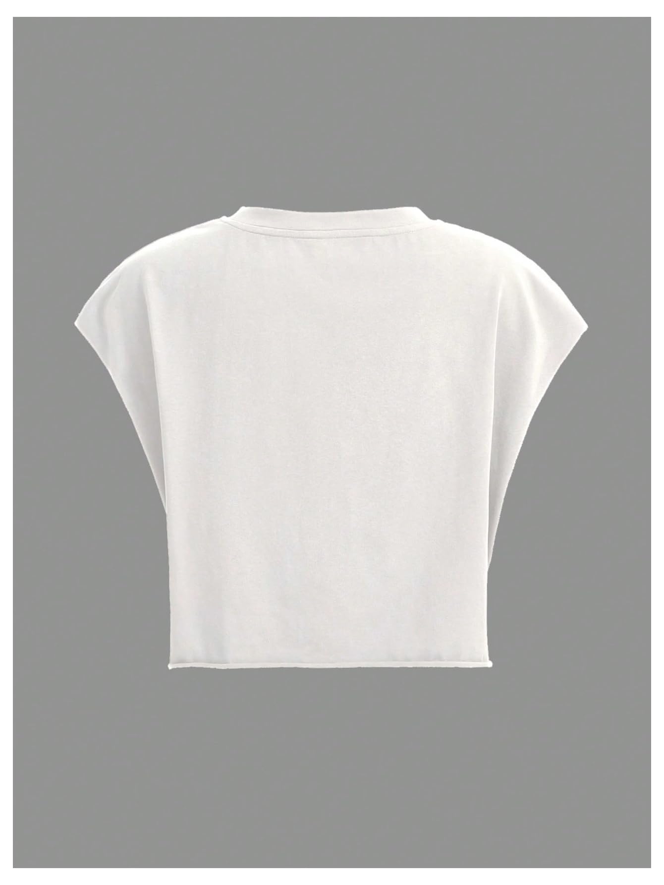 Letter Car Graphic Crop Tops