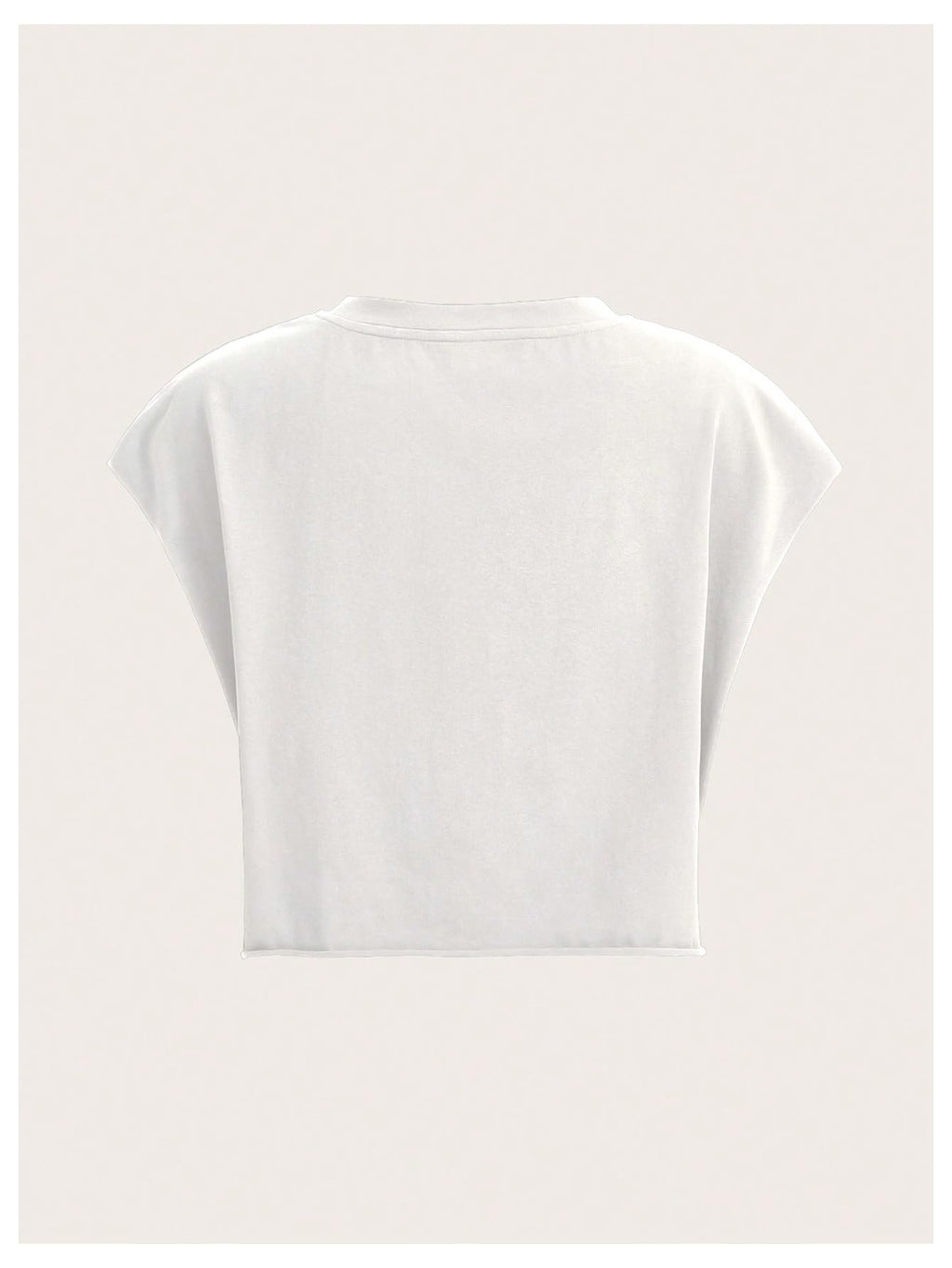 Letter Car Graphic Crop Tops