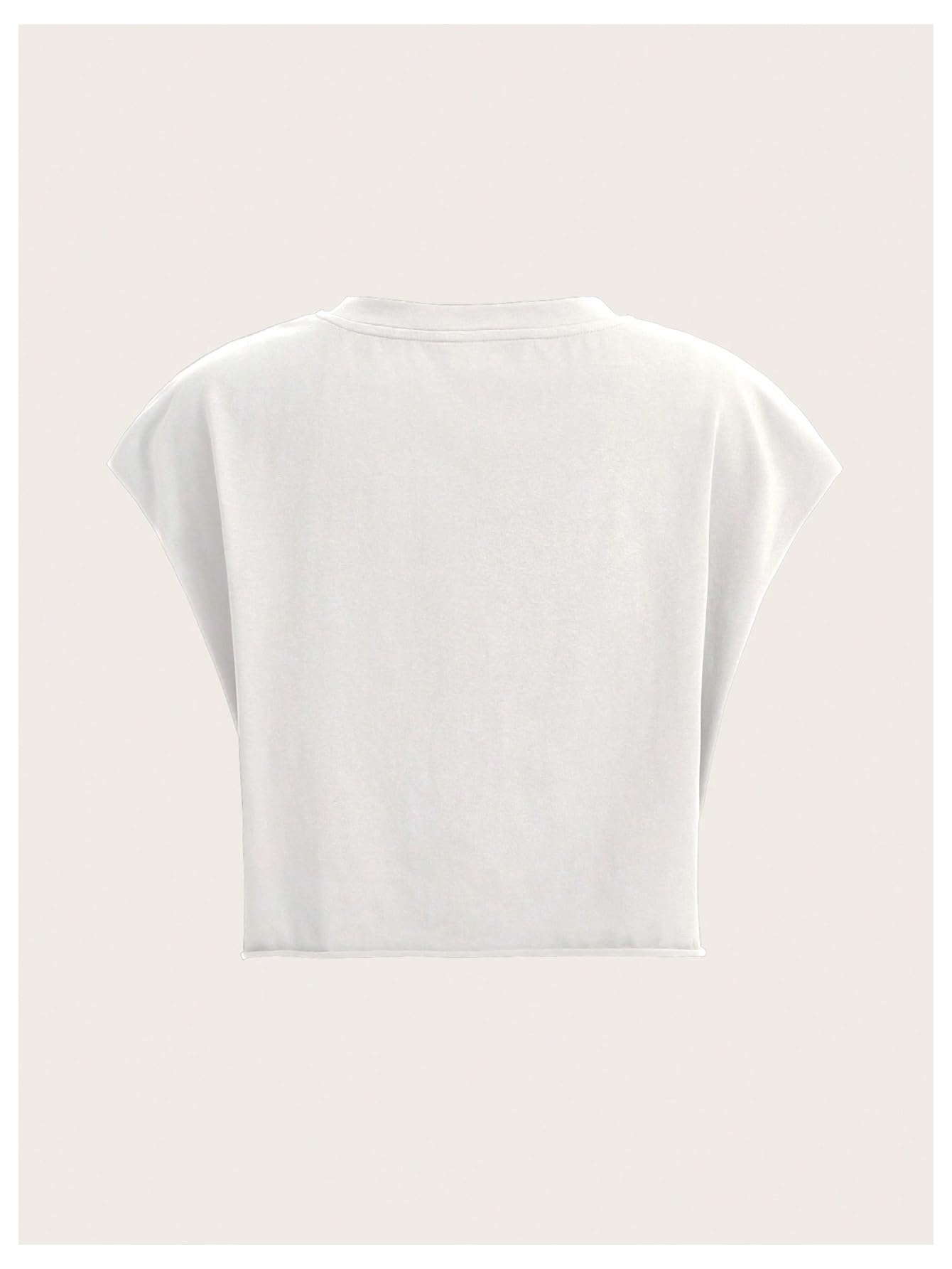 Letter Car Graphic Crop Tops