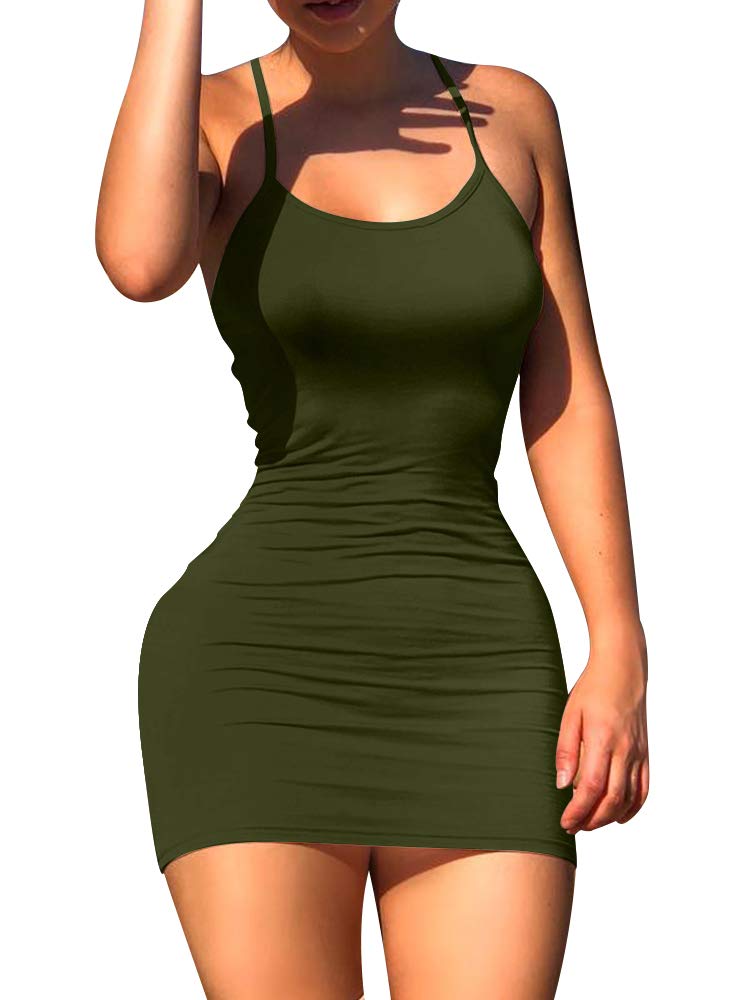 Sexy Spaghetti Strap Tank Dress