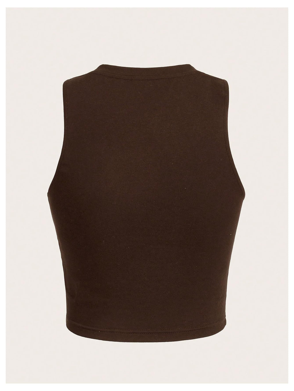 V Neck Sleeveless Crop Tops