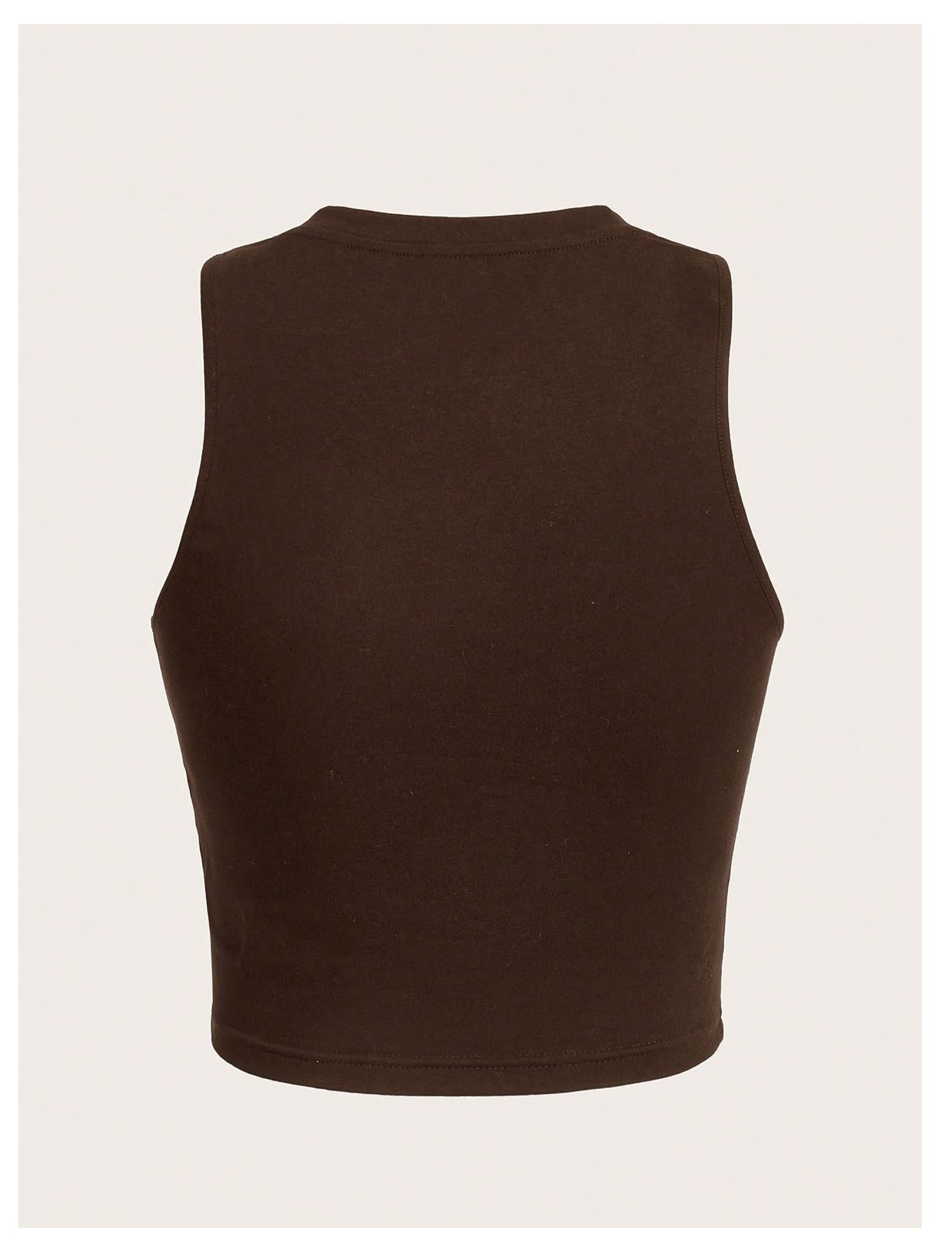 V Neck Sleeveless Crop Tops