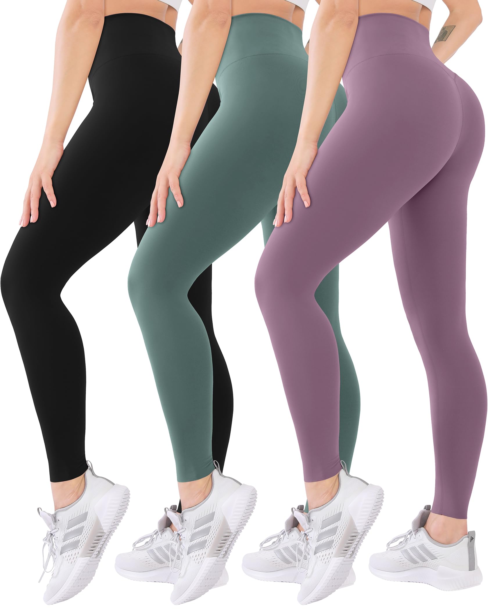 3 Pack High Waisted Leggings