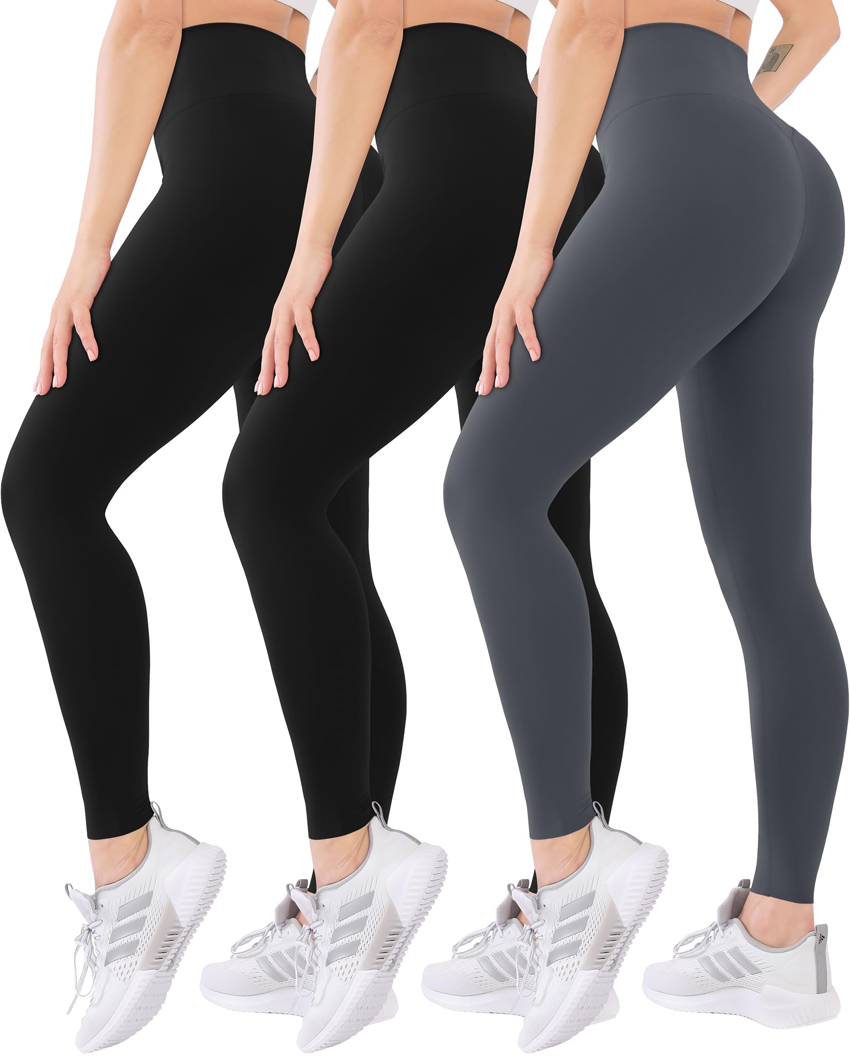 3 Pack High Waisted Leggings