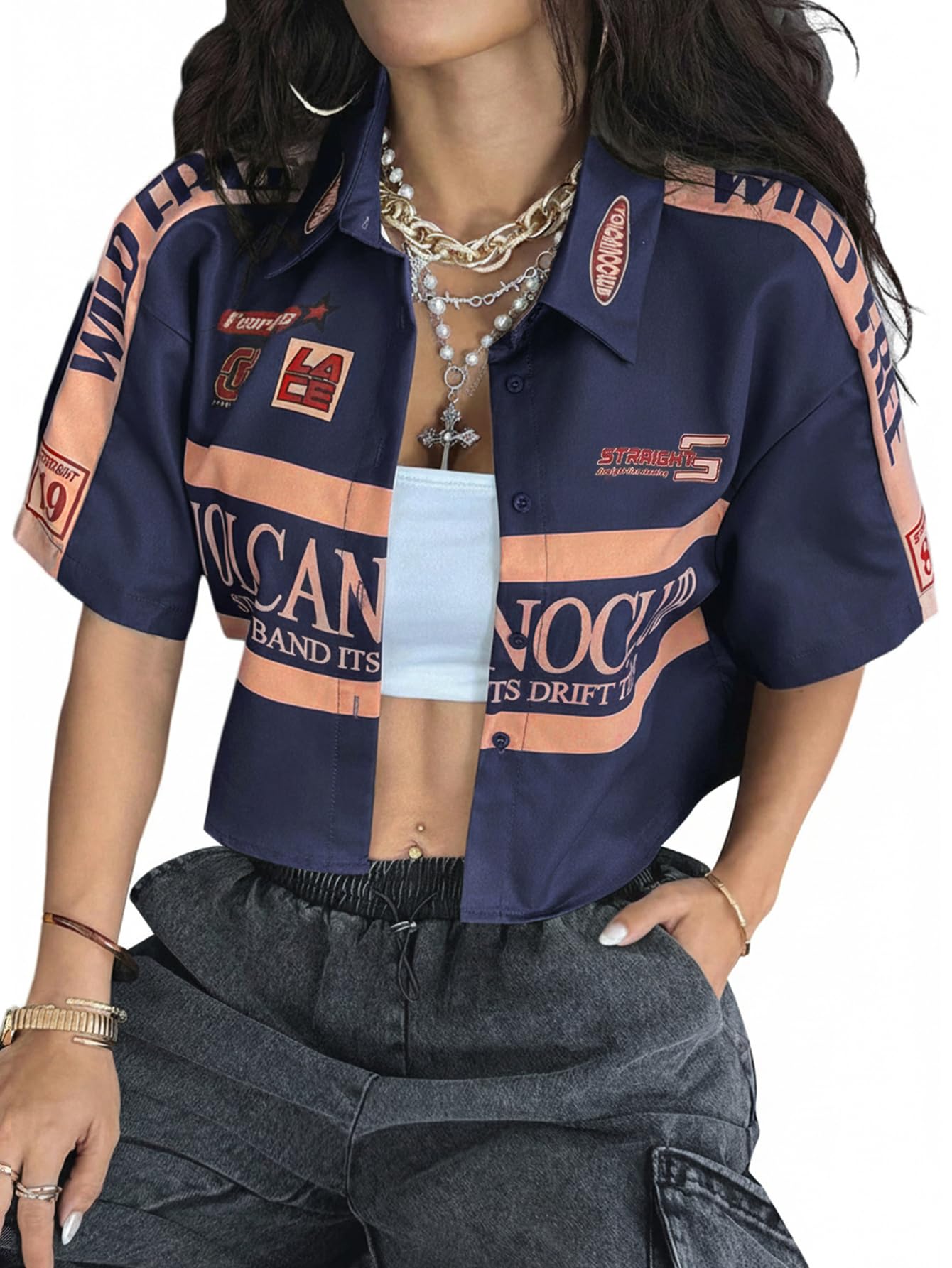 Summer Button Down Vintage Shirt