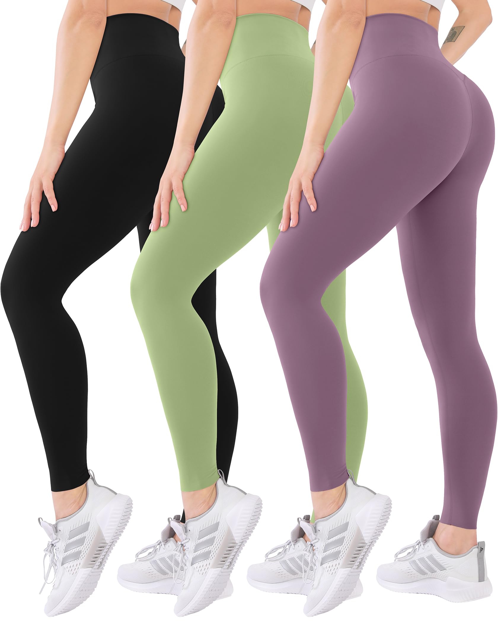 3 Pack High Waisted Leggings