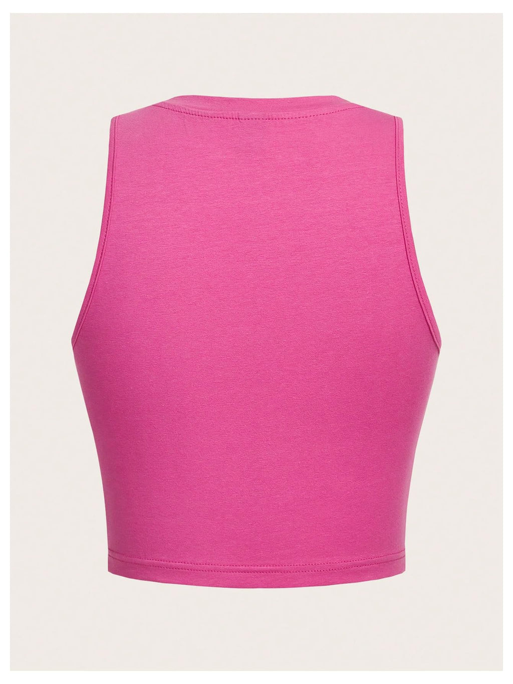 V Neck Sleeveless Crop Tops