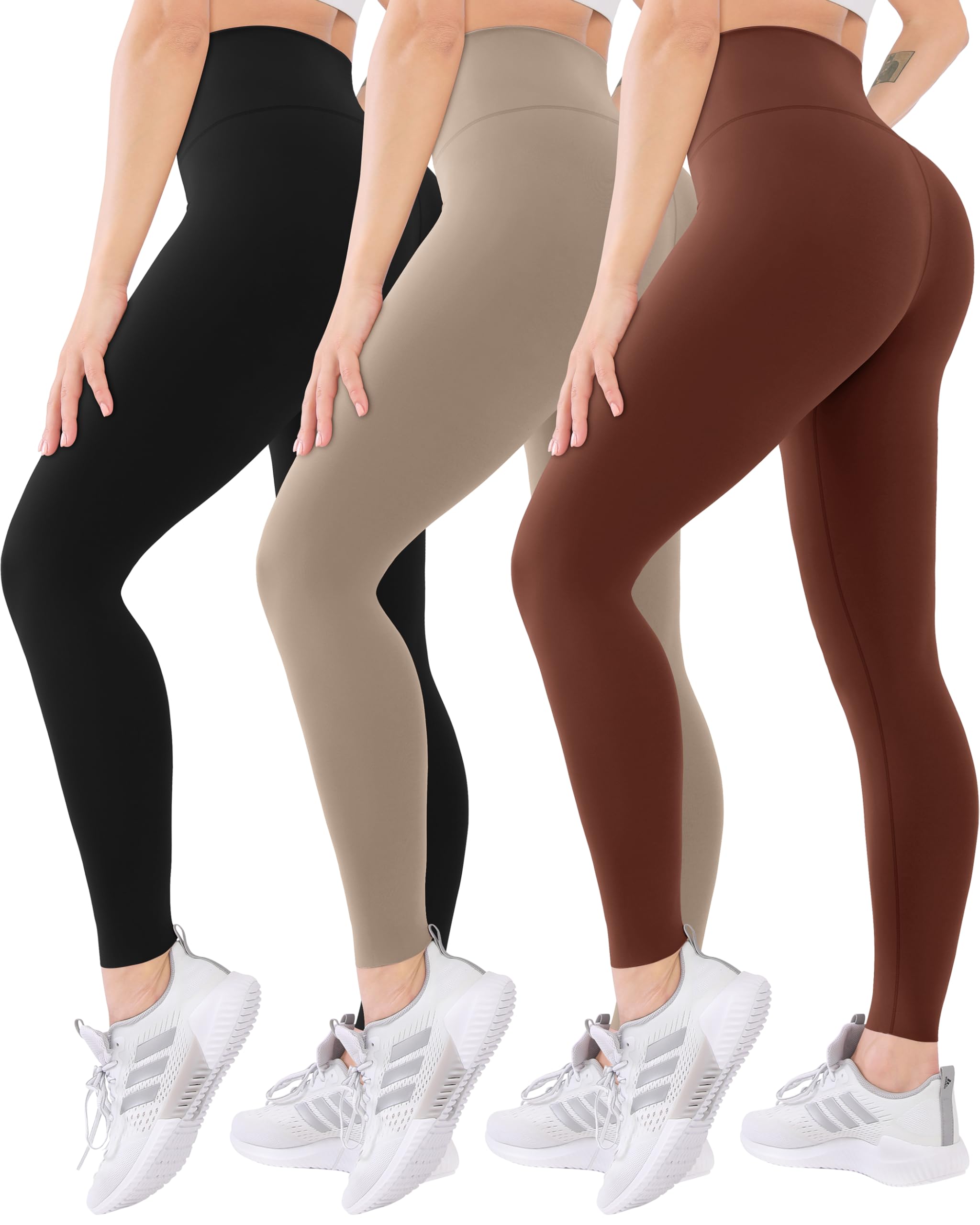 3 Pack High Waisted Leggings