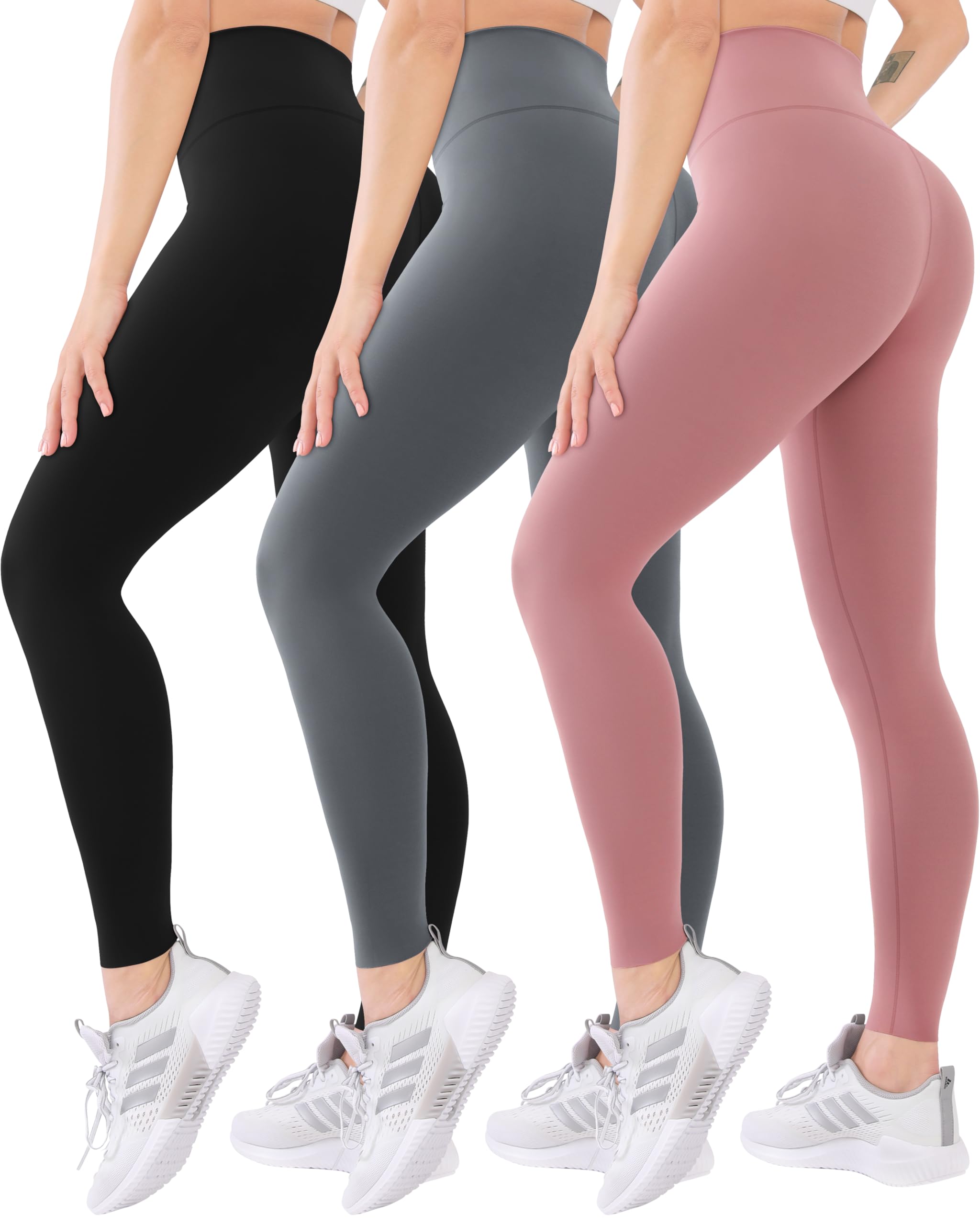 3 Pack High Waisted Leggings