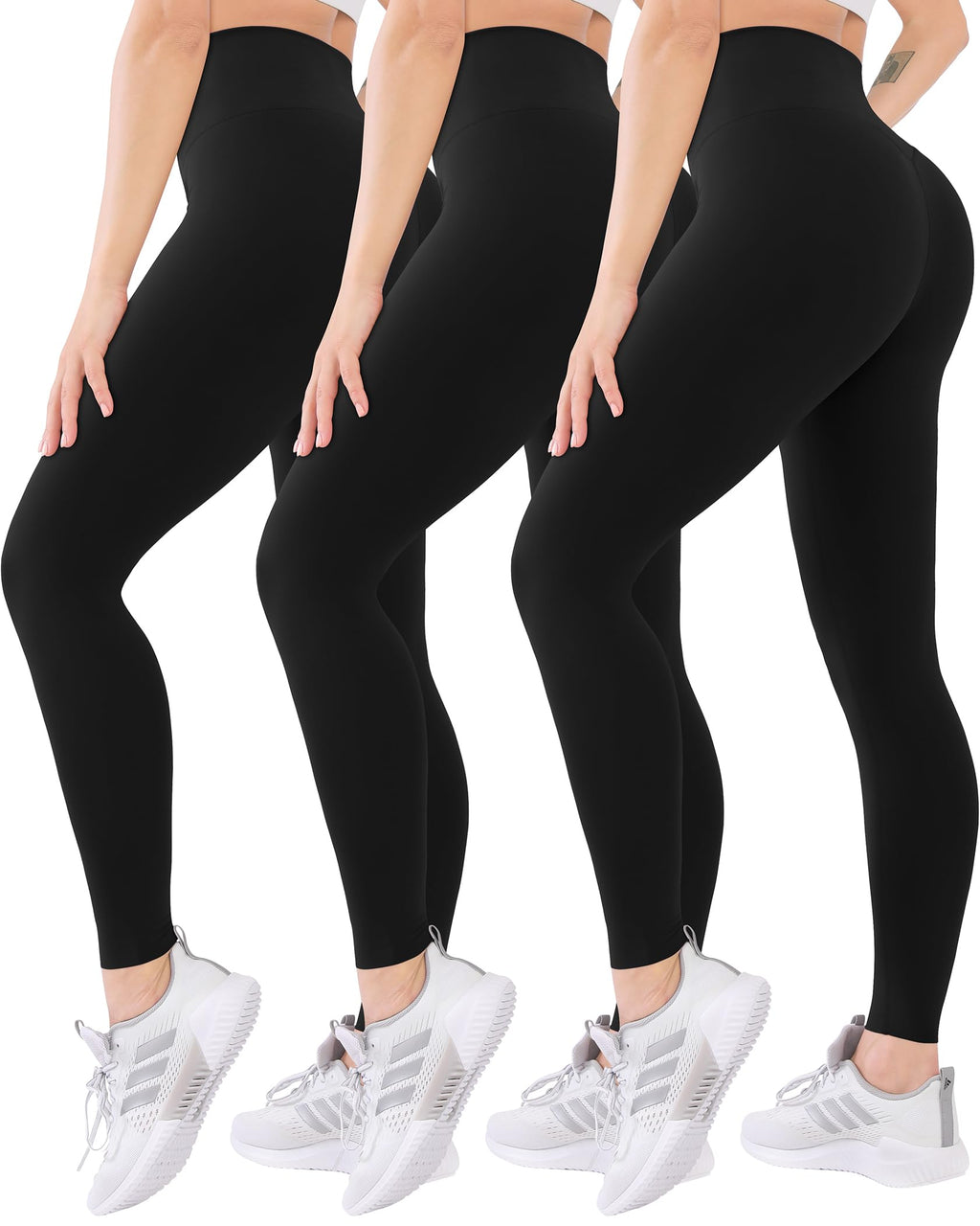 3 Pack High Waisted Leggings
