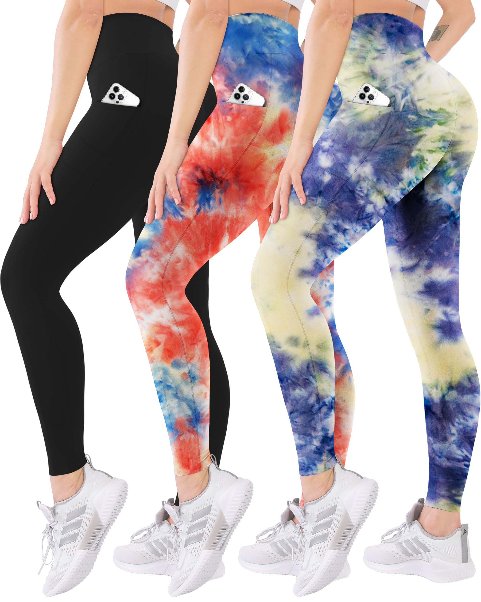 3 Pack High Waisted Leggings
