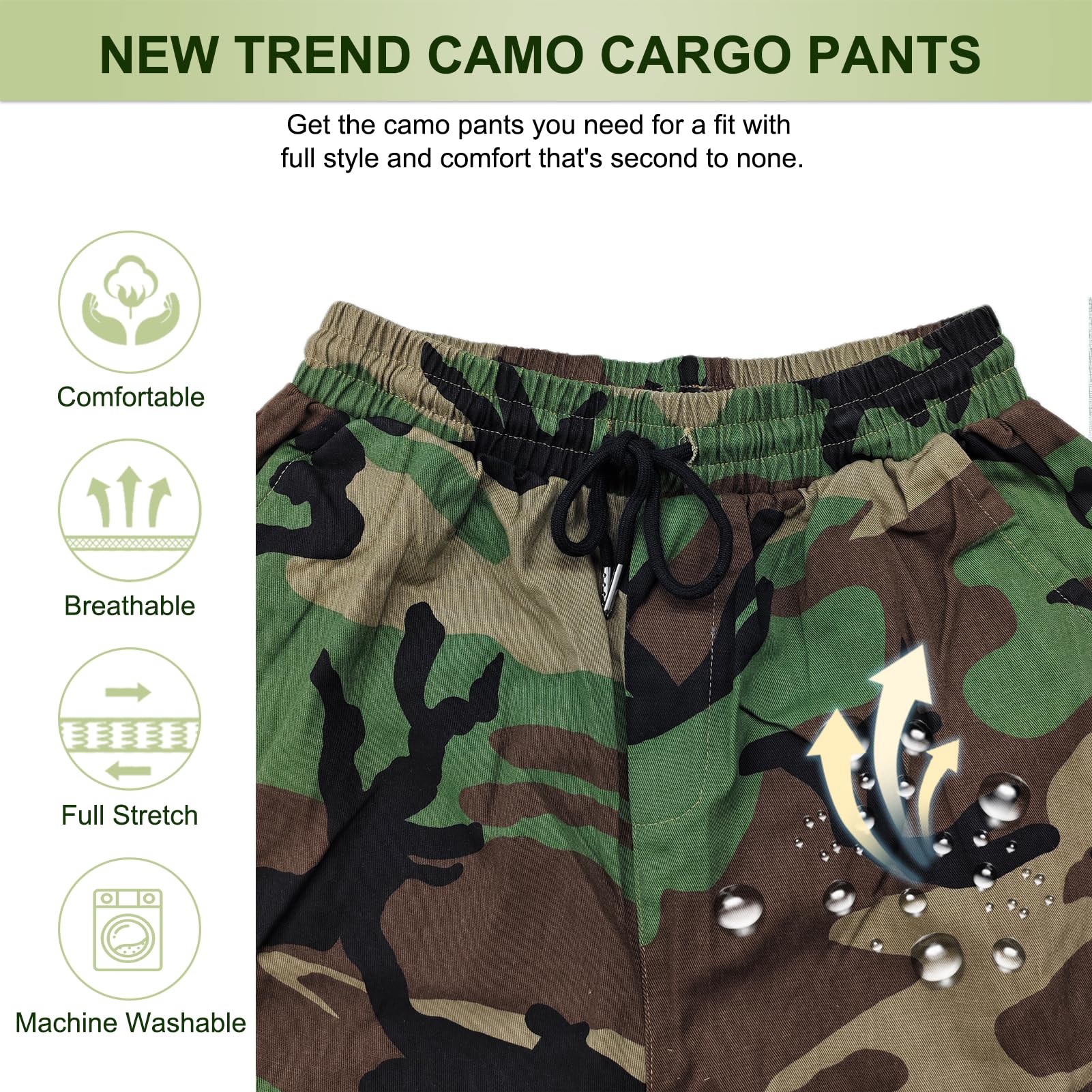 Camo Cargo Pants